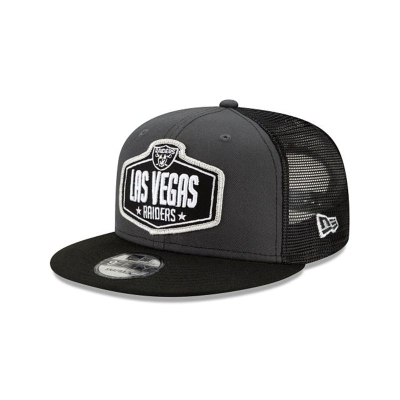 Las Vegas Raiders Gorra | New Era NFL Draft 9fifty Snapback Cap Mexico - Grises